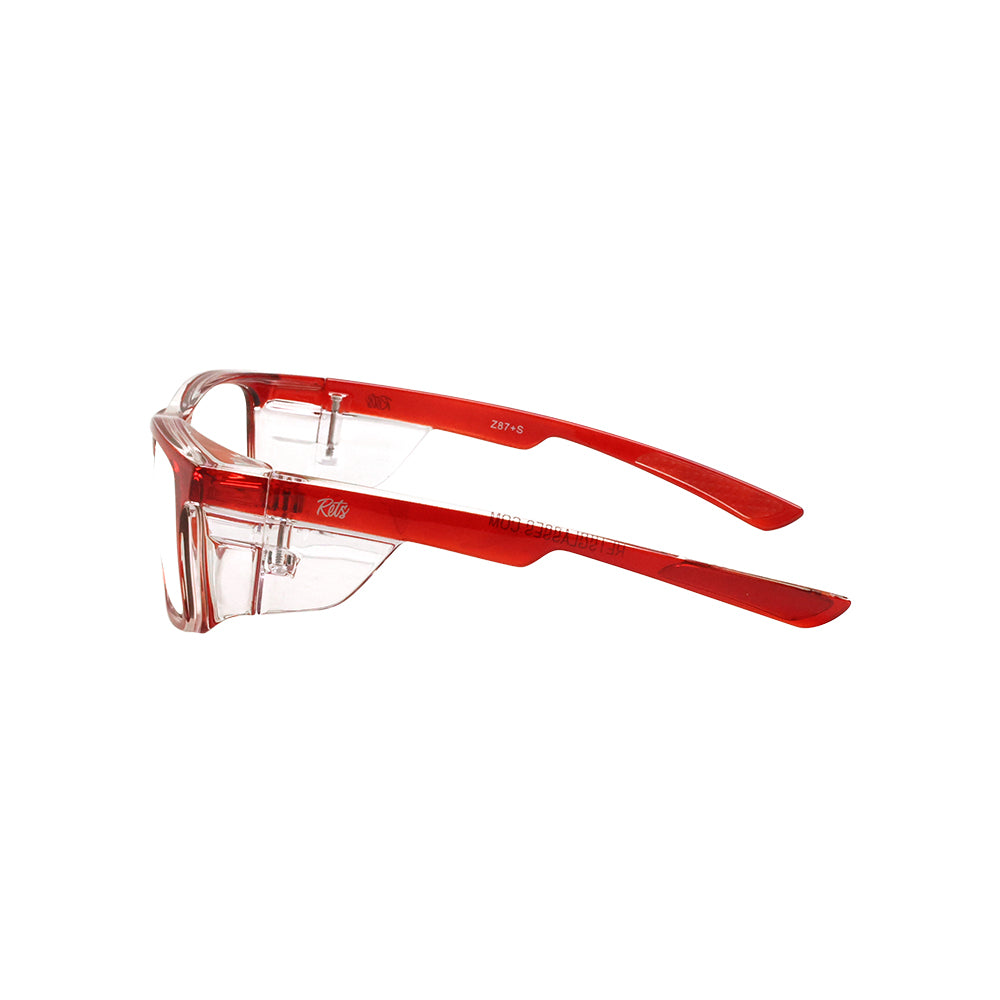 Remy Safety Glasses - Red