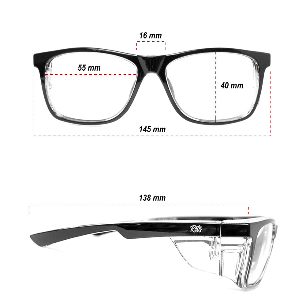 Remy Safety Glasses - Midnight Blue